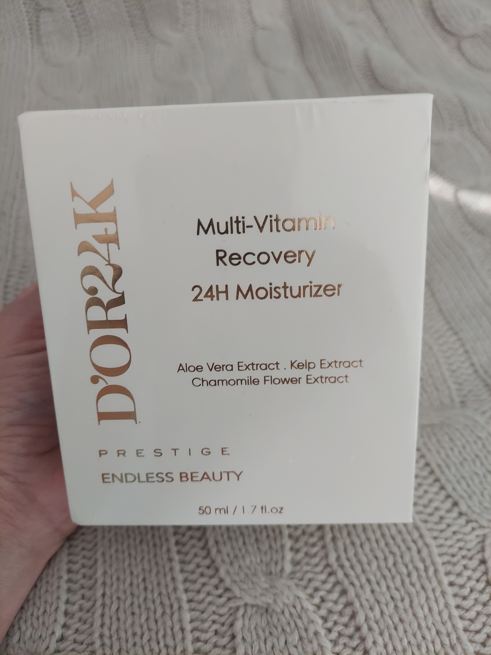 D'OR24K Prestige Multi-Vitamin Recovery 24 Hour Moisturizer NWT Feminine Luxury